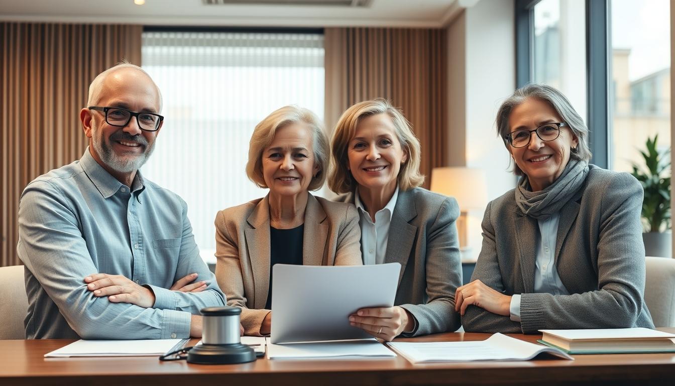 Family elder care planning discussion