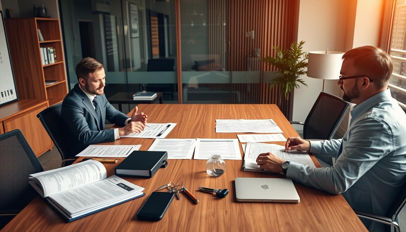 Senior legal team and family support